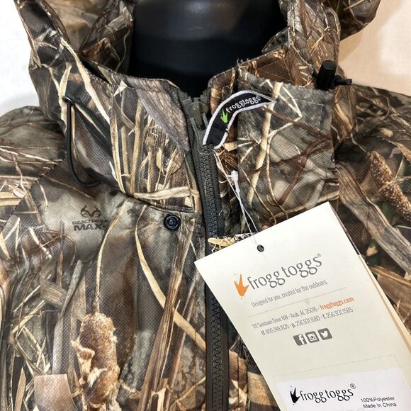 FROGG TOGGS Men's Classic Pro Action Waterproof Breathable Rain Jacket Medium - Picture 3 of 8